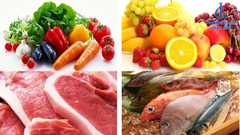 Thực phẩm sạch tươi, giàu dinh dưỡng