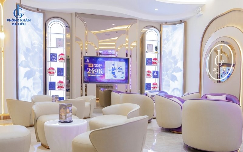 Sảnh của phòng khám da liễu LG