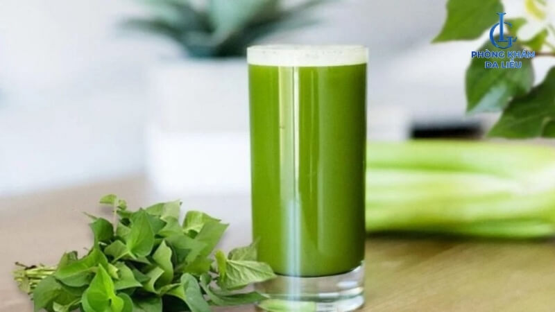 Nước ép rau diếp cá