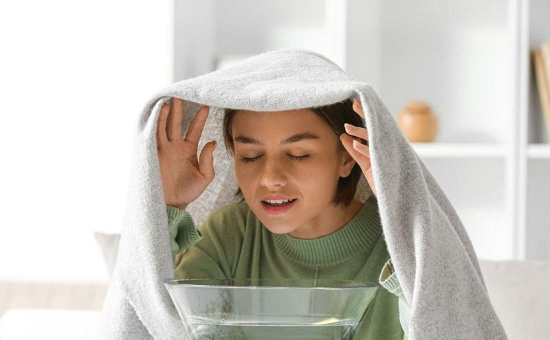 làm nước xông mặt trị mụn​