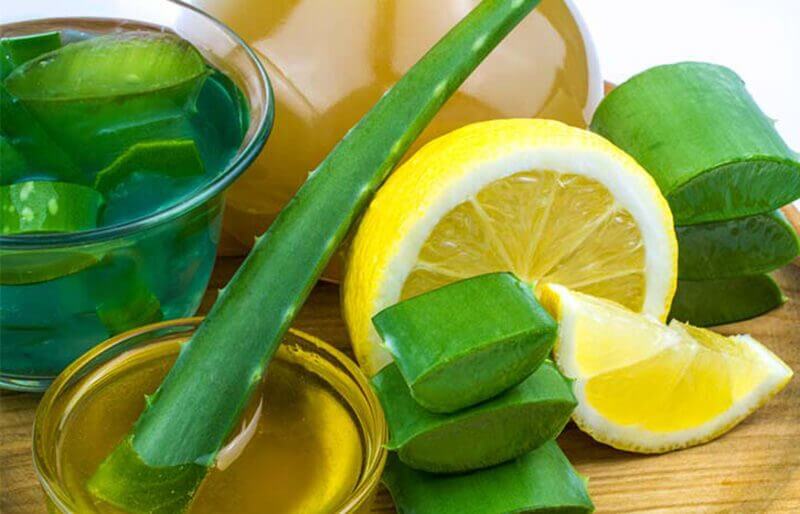 Gel nha đam và chanh 