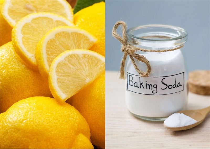 chanh và baking soda