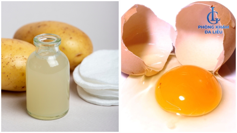 Khoai tây và trứng gà