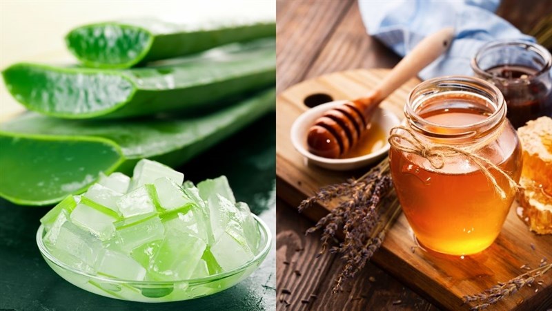 Gel nha đam & mật ong