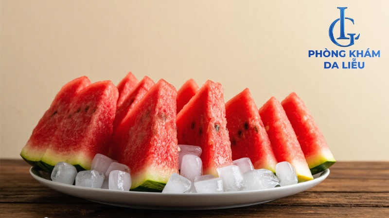Ăn dưa hấu có nổi mụn không