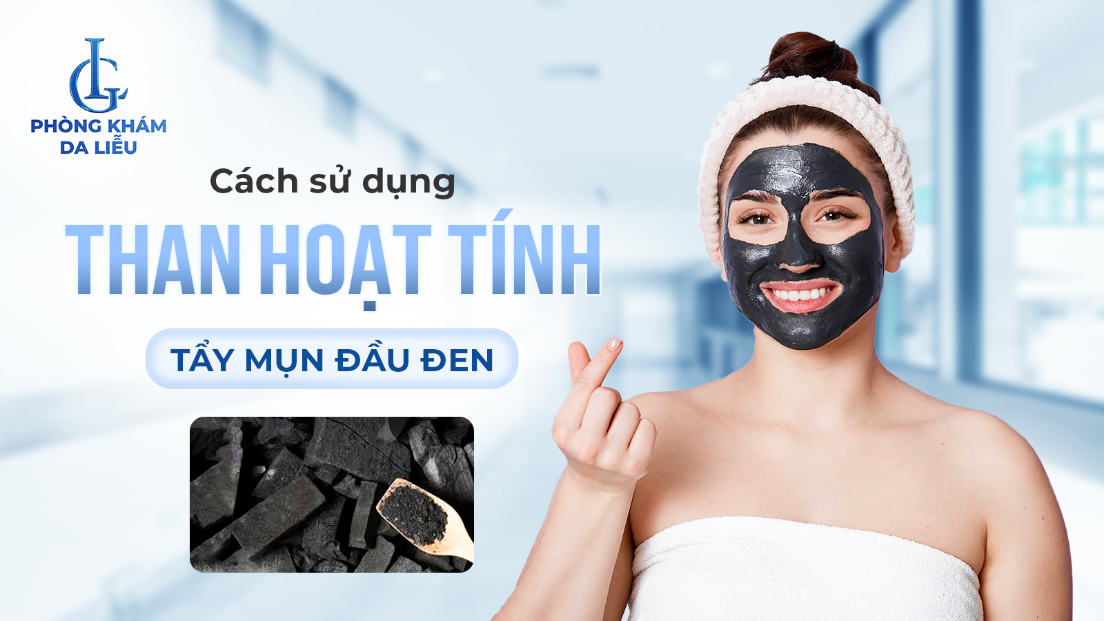 Cách sử dụng than hoạt tính tẩy mun đầu đen
