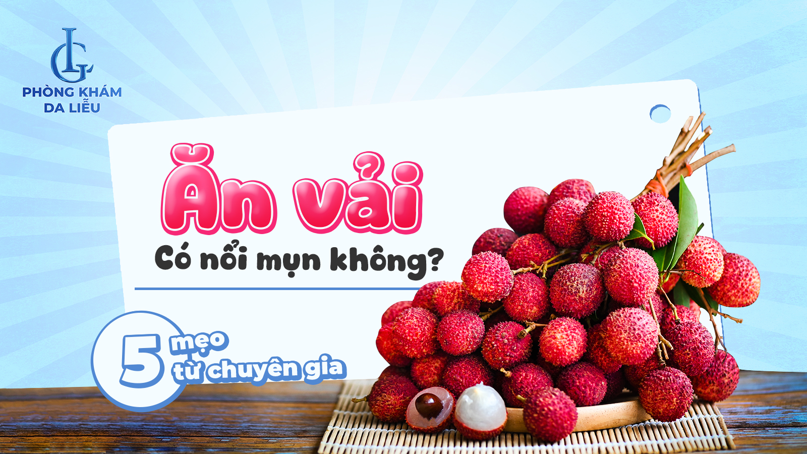 Ăn vải có nổi mụn không?