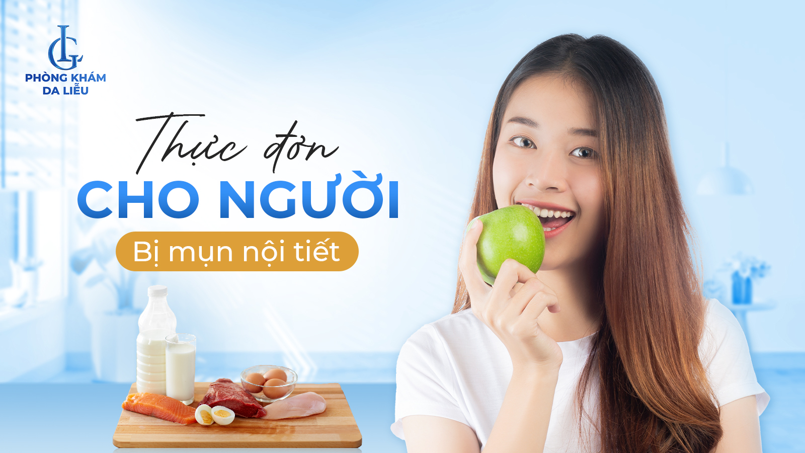 Thực đơn cho người bị mụn nội tiết