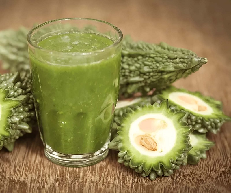 Khổ qua trị mụn lưng